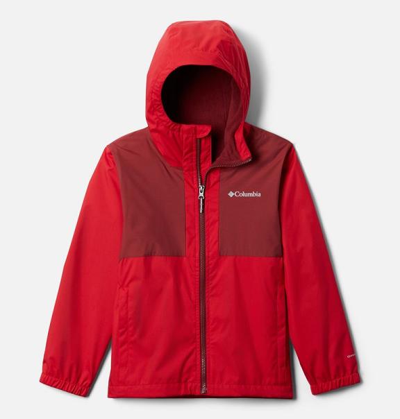 Columbia Rainy Trails Fleece Jacket Boys Red USA (US2430372)